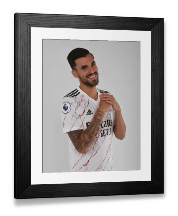 Framed Print : Arsenal Football Club: Dani Ceballos Training at London Colney, 2020-21 Season