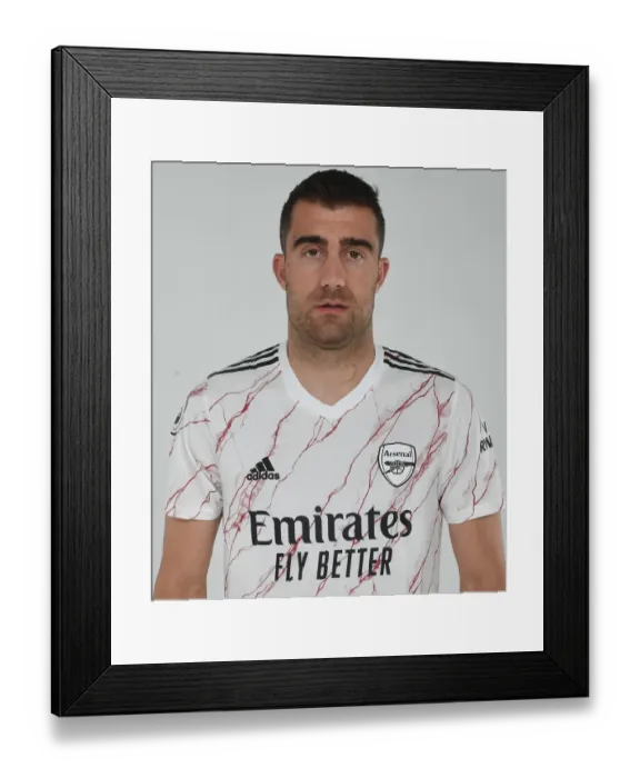 Framed Print : Arsenal FC: Sokratis at 2020-21 Training Session