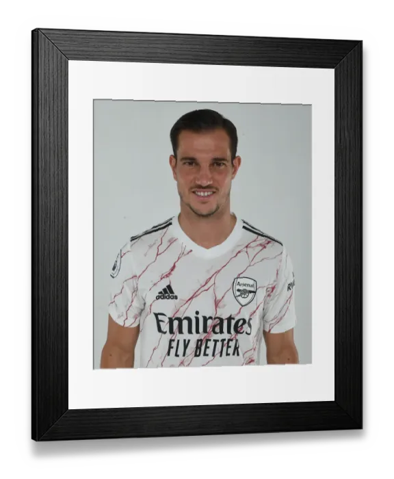 Framed Print : Arsenal Football Club: Cedric Soaring at 2020-21 First Team Training Framed Print : Arsenal Football Club: Cedric Soaring at 2020-21 First Team Training