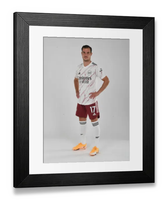 Framed Print : Arsenal First Team 2020-21: Cedric at Training Session in St Albans