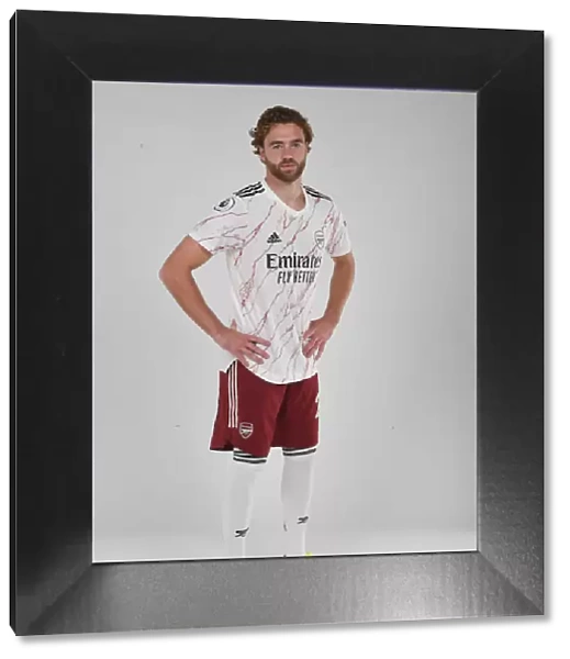 Arsenal's Calum Chambers at 2020-21 First Team Photocall
