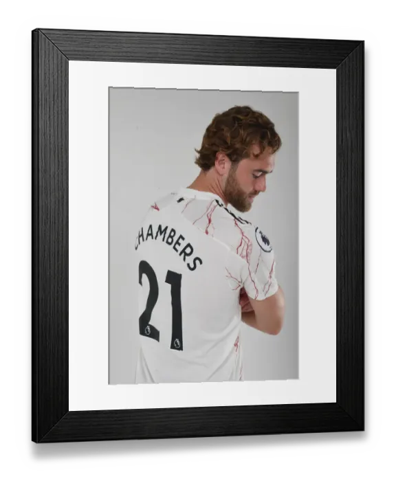 Framed Print : Arsenal 2020-21: Calum Chambers Training at London Colney Framed Print : Arsenal 2020-21: Calum Chambers Training at London Colney