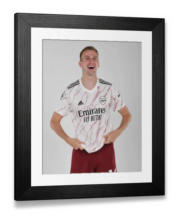 Framed Print : Arsenal's Rob Holding at 2020-21 First Team Photocall