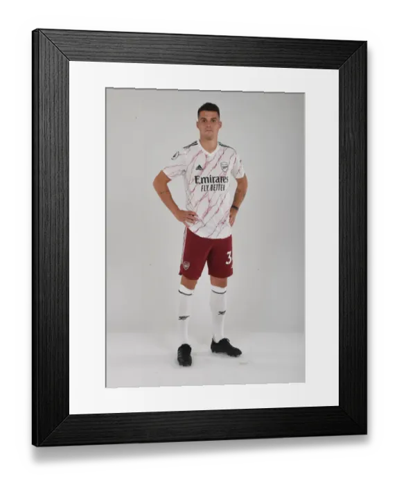 Framed Print : Arsenal's Granit Xhaka Gears Up for 2020-21 Season in Training Framed Print : Arsenal's Granit Xhaka Gears Up for 2020-21 Season in Training