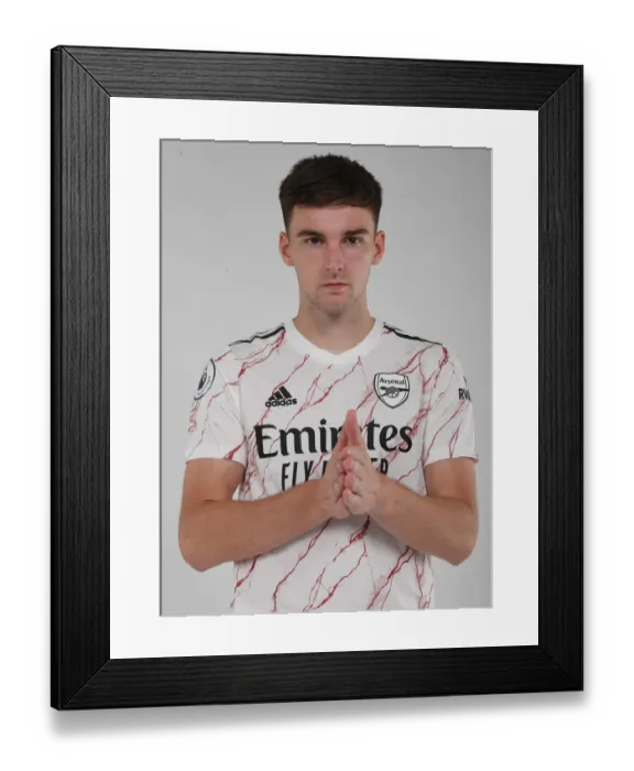 Framed Print : Arsenal 2020-21 First Team: Kieran Tierney at Training Session