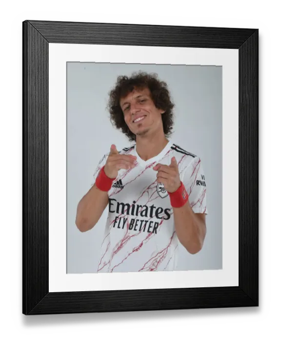 Framed Print : Arsenal's David Luiz Prepares for 2020-21 Season in Training