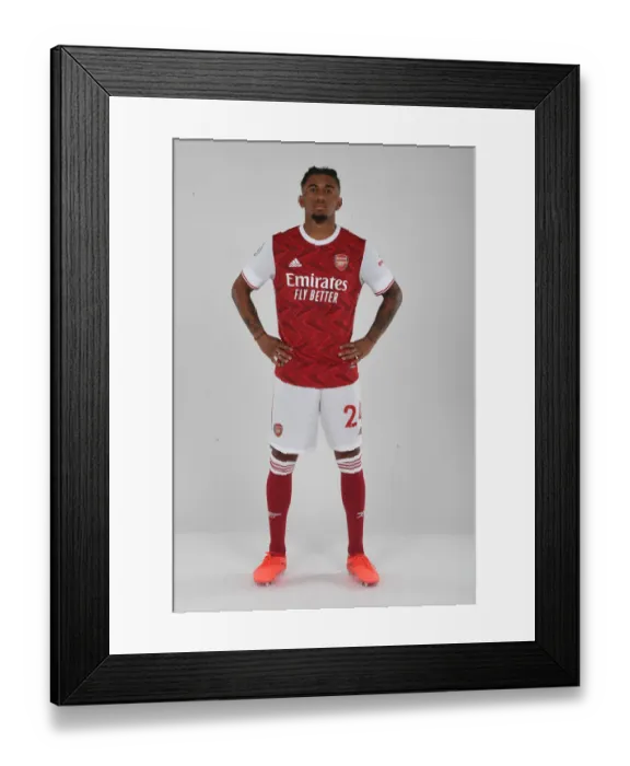 Framed Print : Arsenal First Team: Reiss Nelson in Training Ahead of 2020-21 Season