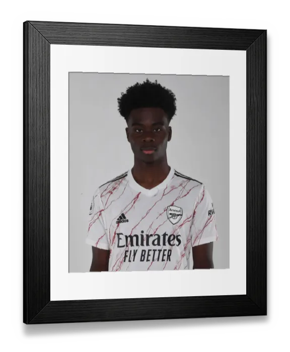 Framed Print : Arsenal First Team: Training with Bukayo Saka - 2020-21 Season