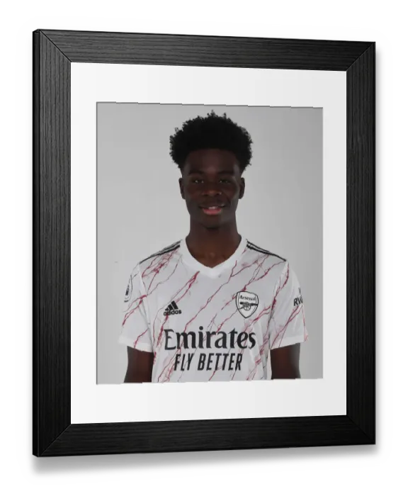 Framed Print : Arsenal First Team: Training with Bukayo Saka - 2020-21 Season