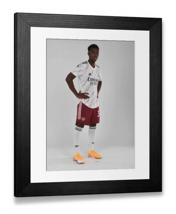 Framed Print : Arsenal First Team: 2020-21 Season Photocall - Eddie Nketiah Framed Print : Arsenal First Team: 2020-21 Season Photocall - Eddie Nketiah