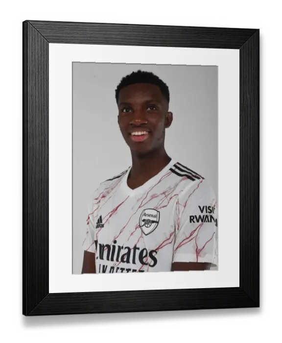 Framed Print : Arsenal First Team: Eddie Nketiah at 2020-21 Photocall Framed Print : Arsenal First Team: Eddie Nketiah at 2020-21 Photocall