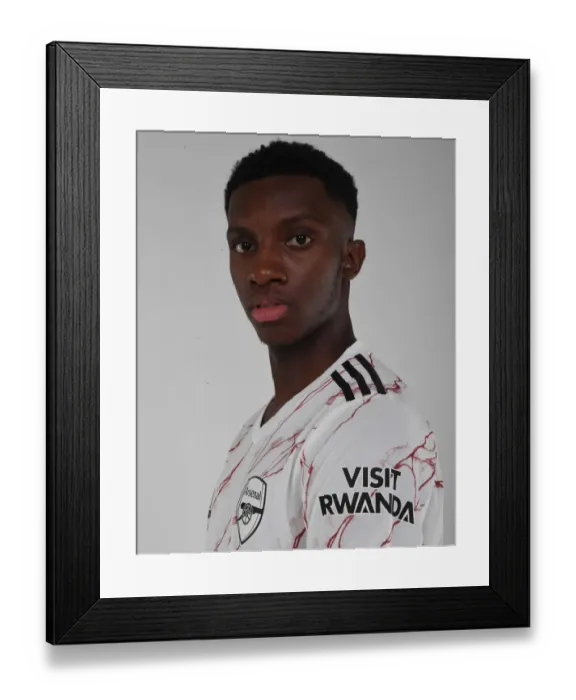 Framed Print : Arsenal's Eddie Nketiah in Focus: Training Sessions Begin for the 2020-21 Season
