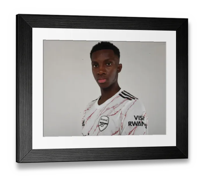 Framed Print : Arsenal 2020-21 First Team: Eddie Nketiah at Training