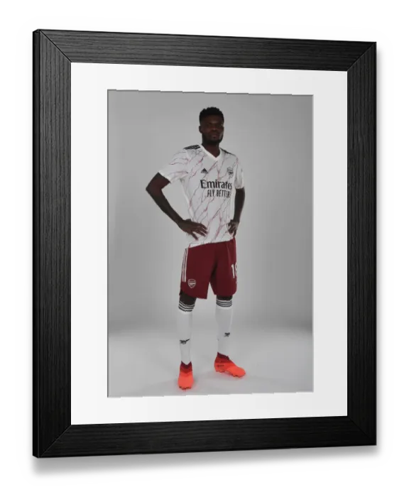 Framed Print : Arsenal Football Club Welcomes New Signing Thomas Partey at London Colney, 2020-21 Season