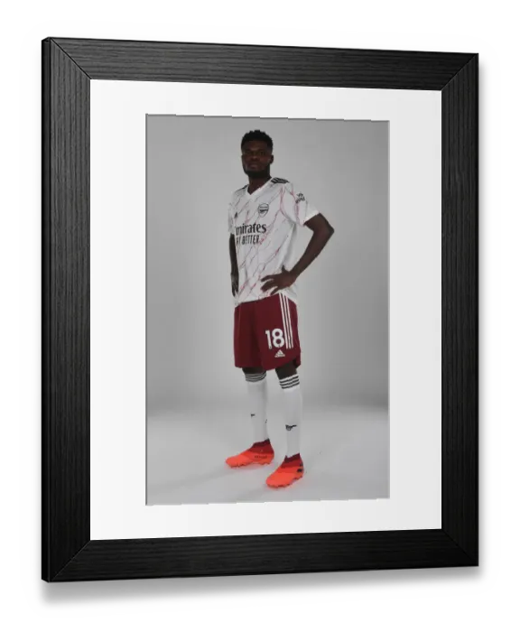 Framed Print : Arsenal Unveils New Signing Thomas Partey at London Colney Training Ground Framed Print : Arsenal Unveils New Signing Thomas Partey at London Colney Training Ground
