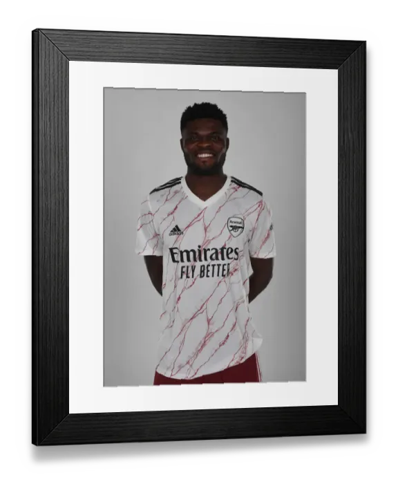 Framed Print : Arsenal Football Club Welcomes New Signing Thomas Partey at London Colney