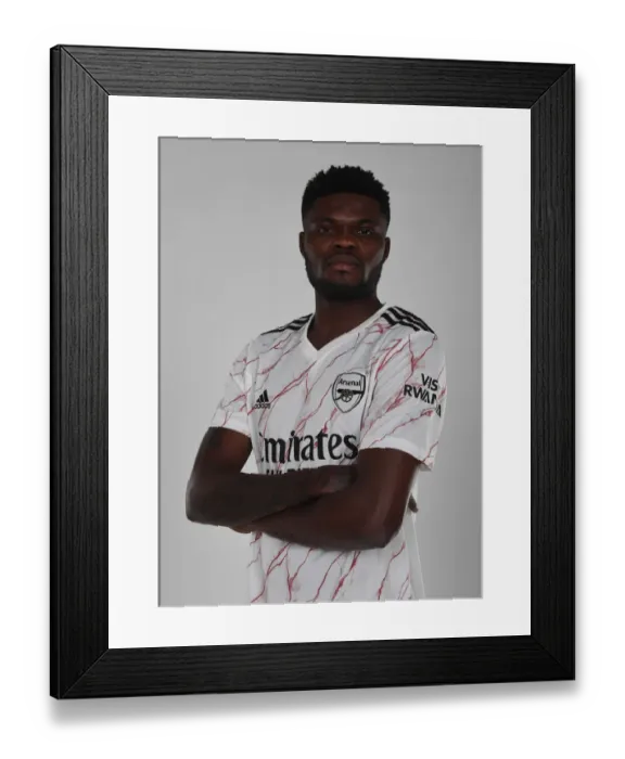 Framed Print : Arsenal Welcomes New Signing Thomas Partey at London Colney Training Ground