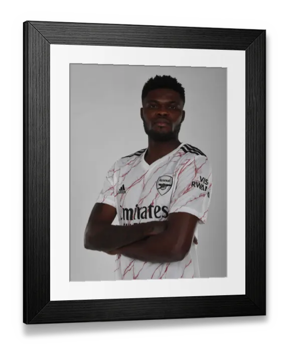 Framed Print : Arsenal Welcomes Thomas Partey: New Signing Unveiled at London Colney Training Ground