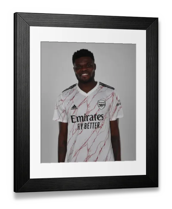 Framed Print : Arsenal Football Club Welcomes New Signing Thomas Partey at London Colney