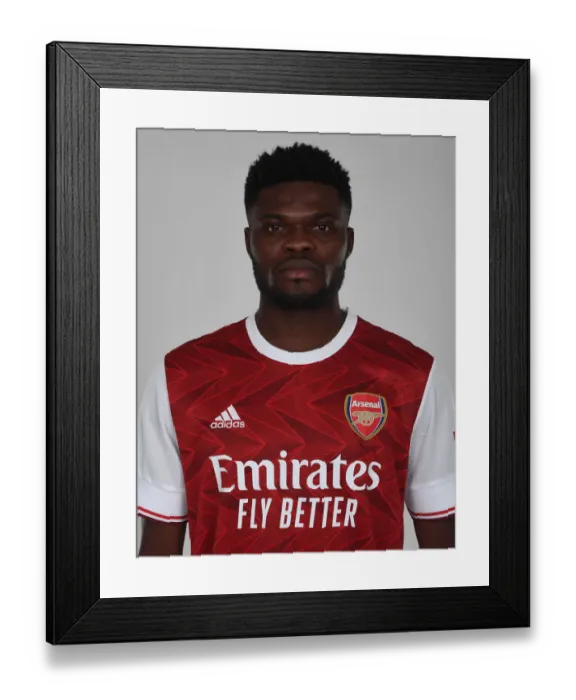 Framed Print : Arsenal Welcomes Thomas Partey: New Signing Unveiled at London Colney