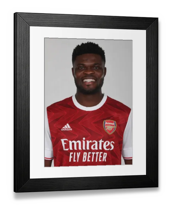 Framed Print : Arsenal Welcomes New Signing Thomas Partey at 2020-21 First Team Photocall Framed Print : Arsenal Welcomes New Signing Thomas Partey at 2020-21 First Team Photocall