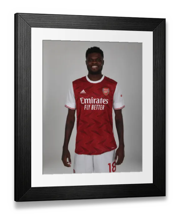 Framed Print : Arsenal Welcomes Thomas Partey: New Signing Unveiled at London Colney Training Ground Framed Print : Arsenal Welcomes Thomas Partey: New Signing Unveiled at London Colney Training Ground