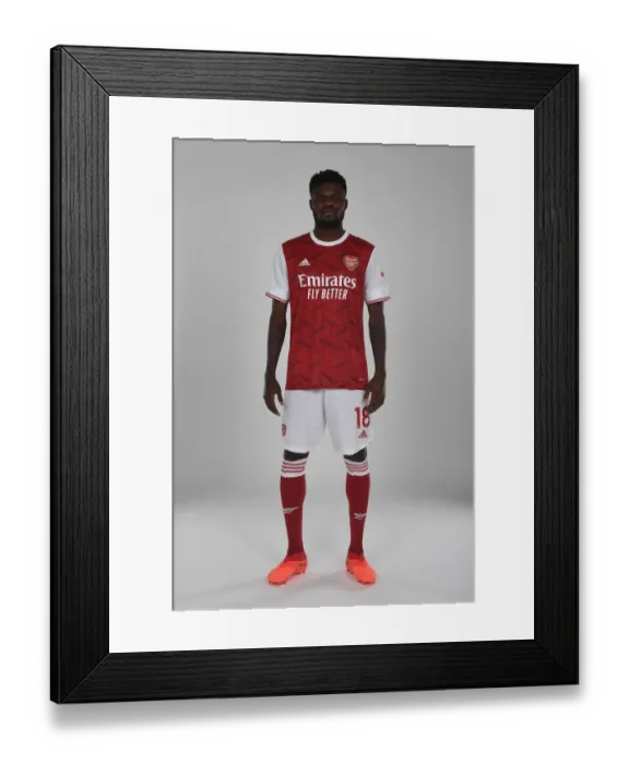 Framed Print : Arsenal Officially Welcomes Thomas Partey: New Signing Presented at London Colney Training Ground