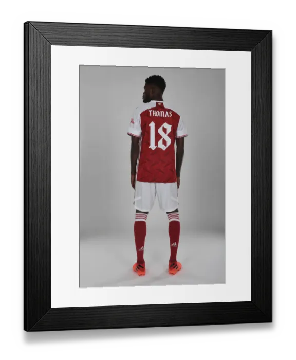 Framed Print : Arsenal Football Club Welcomes New Signing Thomas Partey at London Colney Training Ground