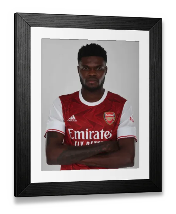 Framed Print : Arsenal Football Club Welcomes New Signing Thomas Partey at London Colney