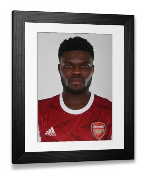 Framed Print : Arsenal Welcomes Thomas Partey: New Signing Unveiled at London Colney Training Ground