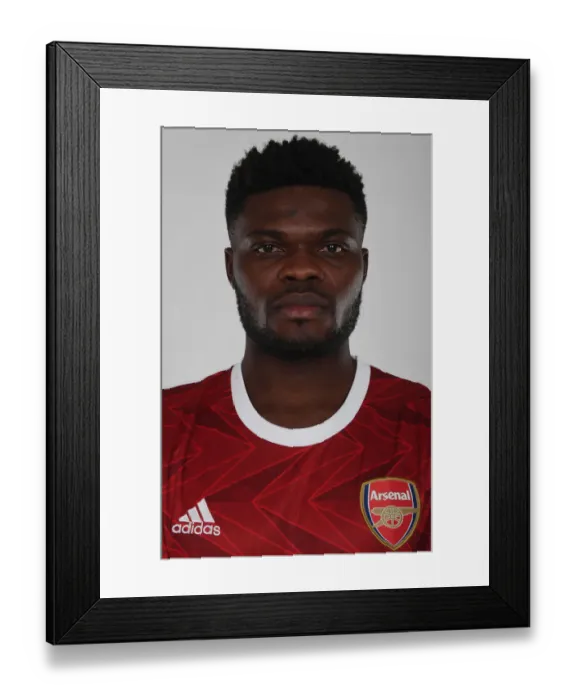 Framed Print : Arsenal Welcomes New Signing Thomas Partey at London Colney Training Ground