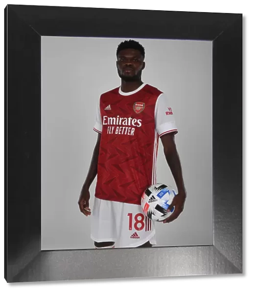 Arsenal Unveils New Signing Thomas Partey at London Colney Training Ground