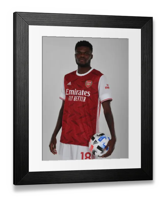 Framed Print : Arsenal Welcome Thomas Partey: New Signing Unveiled at London Colney Framed Print : Arsenal Welcome Thomas Partey: New Signing Unveiled at London Colney