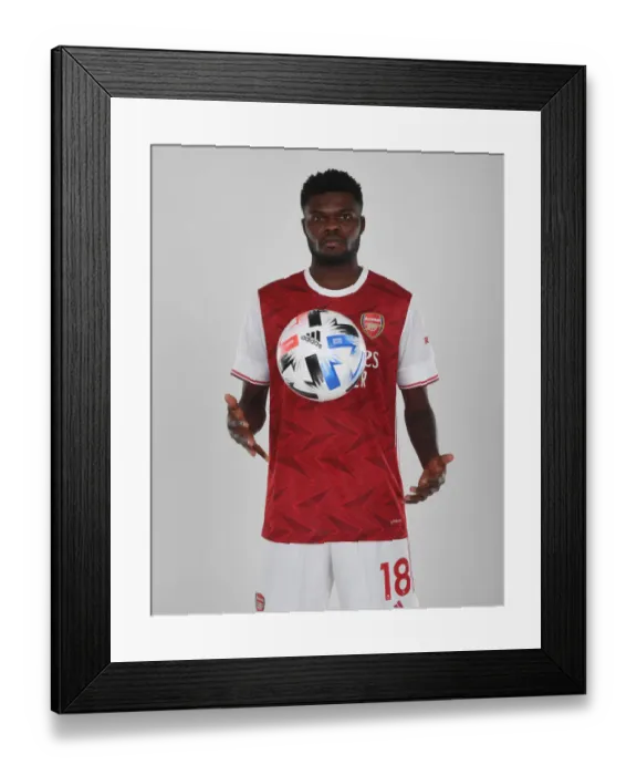 Framed Print : Arsenal Welcomes Thomas Partey: New Signing Unveiled at London Colney Training Ground Framed Print : Arsenal Welcomes Thomas Partey: New Signing Unveiled at London Colney Training Ground