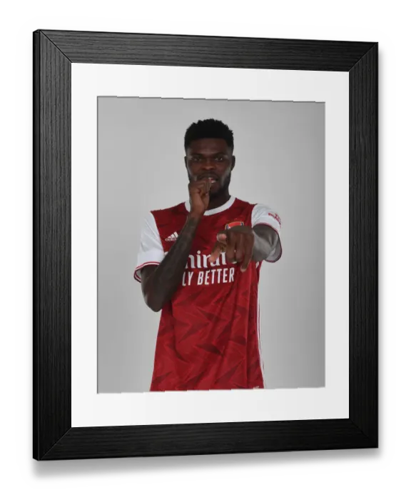Framed Print : Arsenal Welcome New Signing Thomas Partey at London Colney
