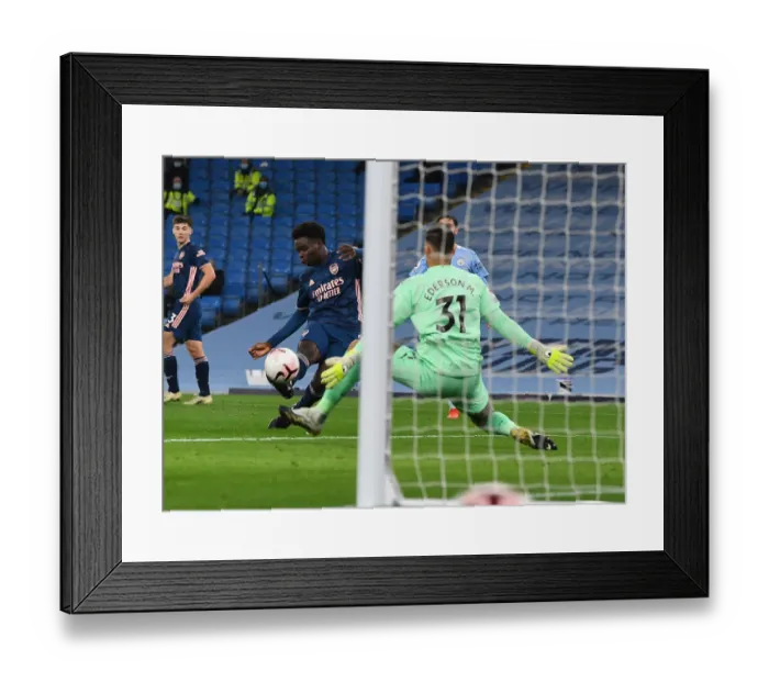 Framed Print : Manchester City v Arsenal - Premier League