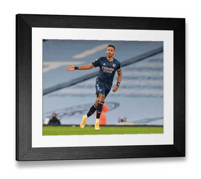 Framed Print : Manchester City vs Arsenal: Premier League Clash Amidst Empty Stands (2020-21) Framed Print : Manchester City vs Arsenal: Premier League Clash Amidst Empty Stands (2020-21)