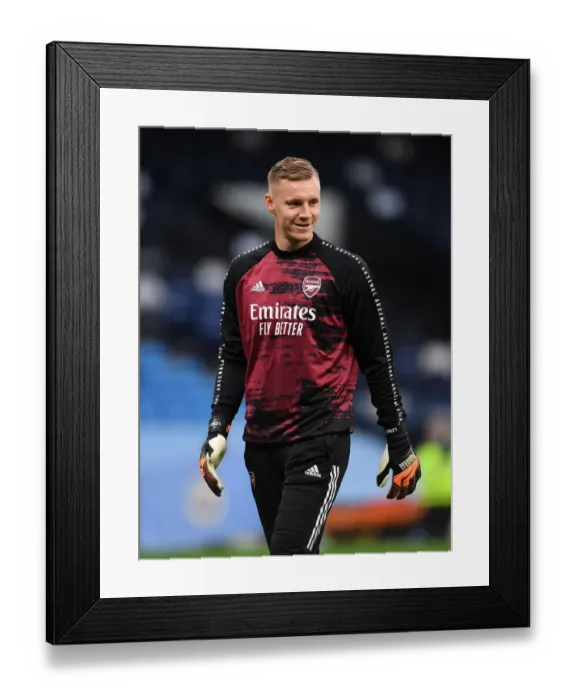 Framed Print : Bernd Leno: Arsenal Goalkeeper's Focused Warm-up Ahead of Manchester City Showdown - Premier League 2020-21 Framed Print : Bernd Leno: Arsenal Goalkeeper's Focused Warm-up Ahead of Manchester City Showdown - Premier League 2020-21