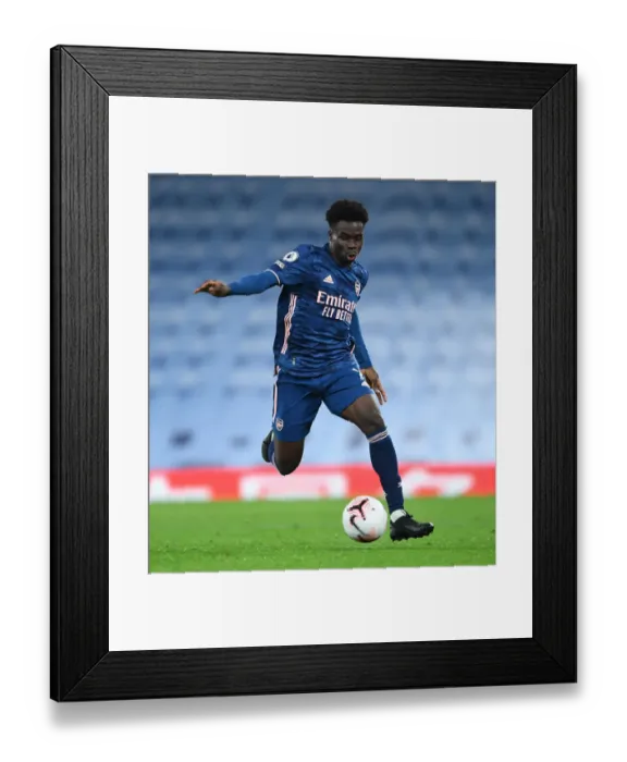 Framed Print : Behind Closed Doors: Bukayo Saka's Premier League Showdown - Arsenal vs. Manchester City, 2020-21 Framed Print : Behind Closed Doors: Bukayo Saka's Premier League Showdown - Arsenal vs. Manchester City, 2020-21