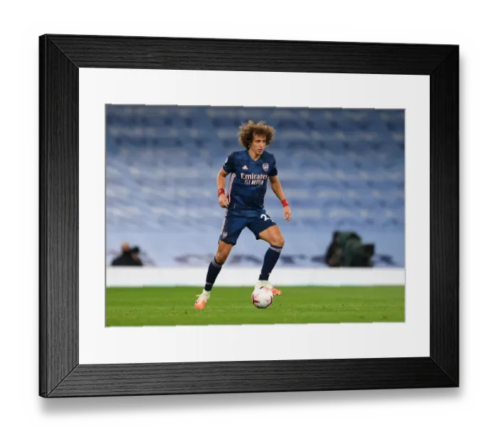 Framed Print : David Luiz: Arsenal Star in the Spotlight vs Manchester City (2020-21 Premier League) Framed Print : David Luiz: Arsenal Star in the Spotlight vs Manchester City (2020-21 Premier League)