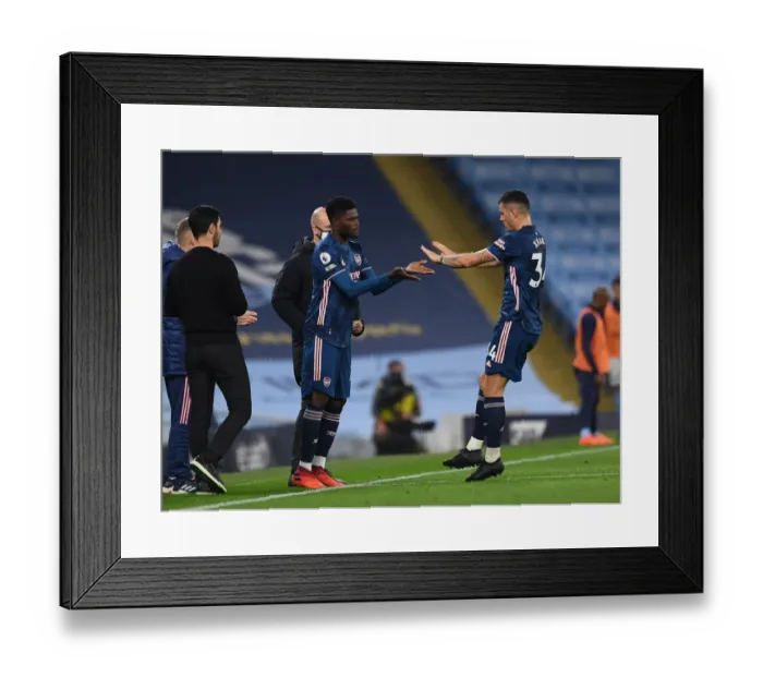 Framed Print : Thomas Partey Substituted Out: Manchester City vs. Arsenal, Premier League 2020-21 Framed Print : Thomas Partey Substituted Out: Manchester City vs. Arsenal, Premier League 2020-21
