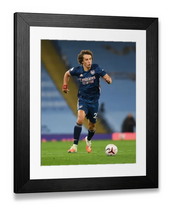 Framed Print : David Luiz Faces Manchester City: Arsenal vs. Manchester City (2020-21 Premier League) Framed Print : David Luiz Faces Manchester City: Arsenal vs. Manchester City (2020-21 Premier League)