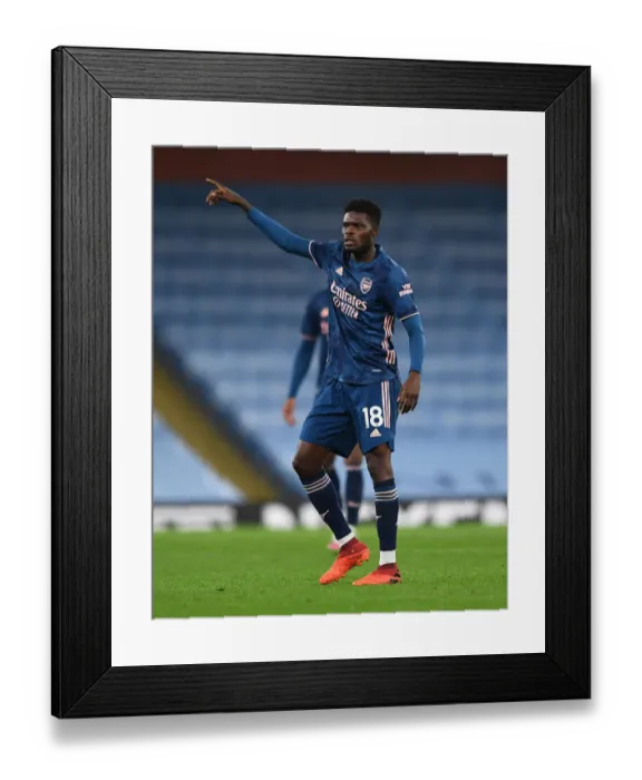 Framed Print : Thomas Partey in Action: Arsenal vs. Manchester City, Premier League 2020-21 Framed Print : Thomas Partey in Action: Arsenal vs. Manchester City, Premier League 2020-21