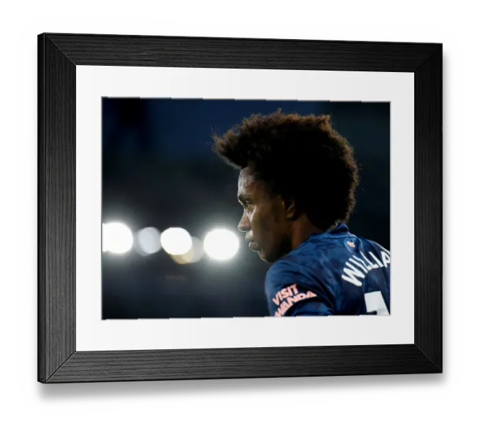 Framed Print : Willian Faces Manchester City: Arsenal vs. Premier League Rival, 2020-21