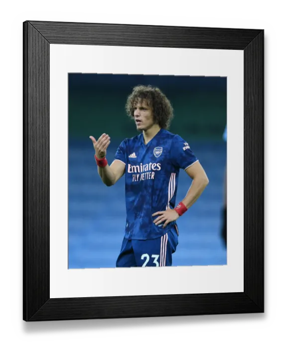 Framed Print : David Luiz in Action: Manchester City vs. Arsenal, 2020-21 Premier League Framed Print : David Luiz in Action: Manchester City vs. Arsenal, 2020-21 Premier League