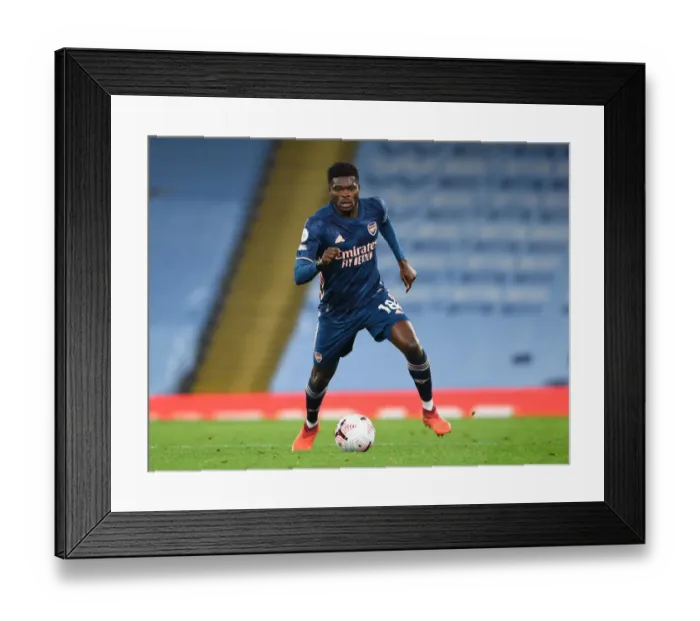 Framed Print : Thomas Partey in Action: Manchester City vs. Arsenal, 2020-21 Premier League (Behind Closed Doors) Framed Print : Thomas Partey in Action: Manchester City vs. Arsenal, 2020-21 Premier League (Behind Closed Doors)