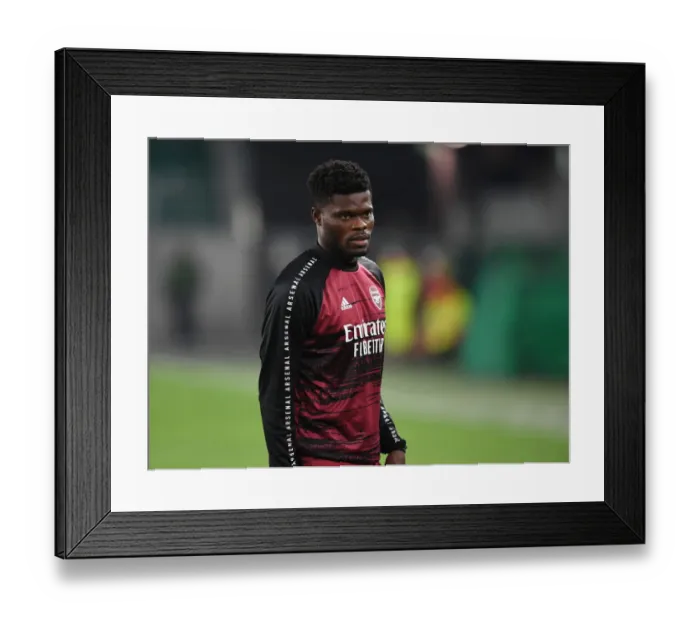 Framed Print : Thomas Partey Gears Up: Arsenal vs Rapid Vienna, UEFA Europa League 2020-21 Framed Print : Thomas Partey Gears Up: Arsenal vs Rapid Vienna, UEFA Europa League 2020-21