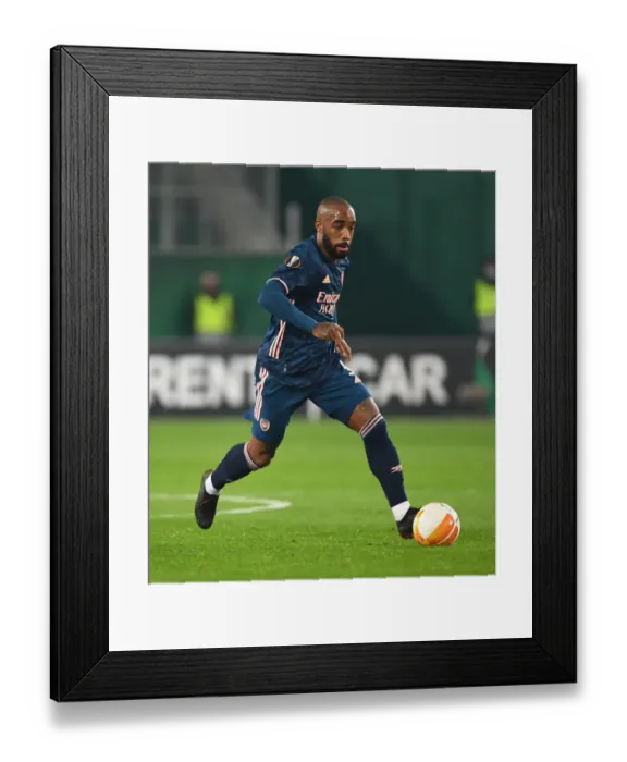 Framed Print : Alexis Lacazette in Action: Arsenal vs Rapid Vienna, Europa League 2020-21 Framed Print : Alexis Lacazette in Action: Arsenal vs Rapid Vienna, Europa League 2020-21