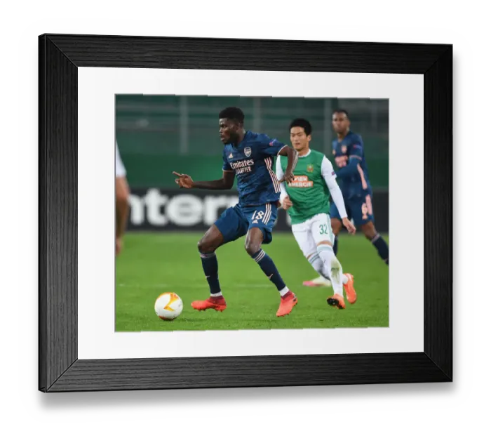 Framed Print : Thomas Partey in Action: Arsenal vs Rapid Wien, UEFA Europa League 2020-21 Framed Print : Thomas Partey in Action: Arsenal vs Rapid Wien, UEFA Europa League 2020-21