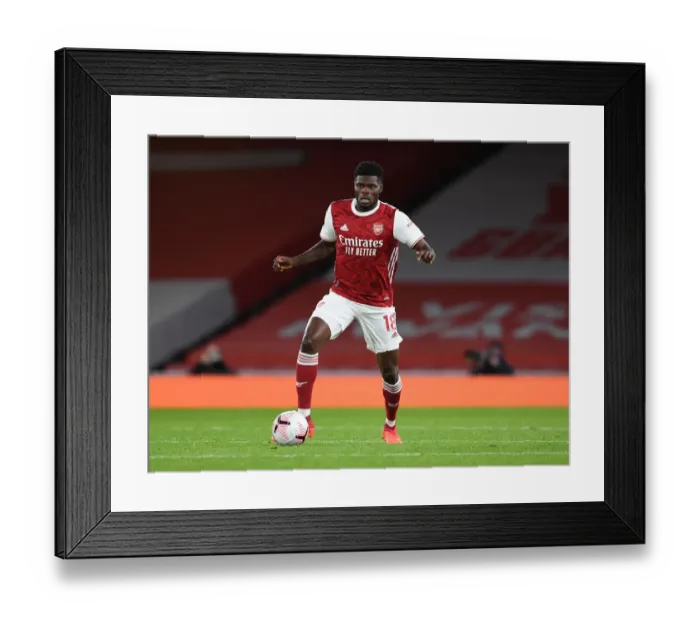 Framed Print : Thomas Partey in Action: Arsenal vs Leicester City, 2020-21 Premier League - Behind Closed Doors Framed Print : Thomas Partey in Action: Arsenal vs Leicester City, 2020-21 Premier League - Behind Closed Doors